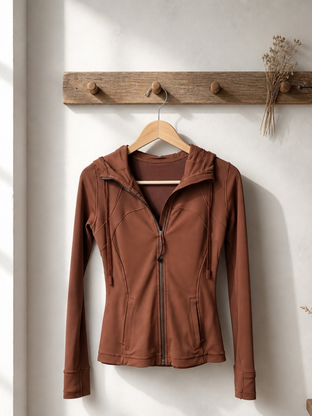 Lulu Lemon Rust Brown Zip-Up Define Hoodie Jacket